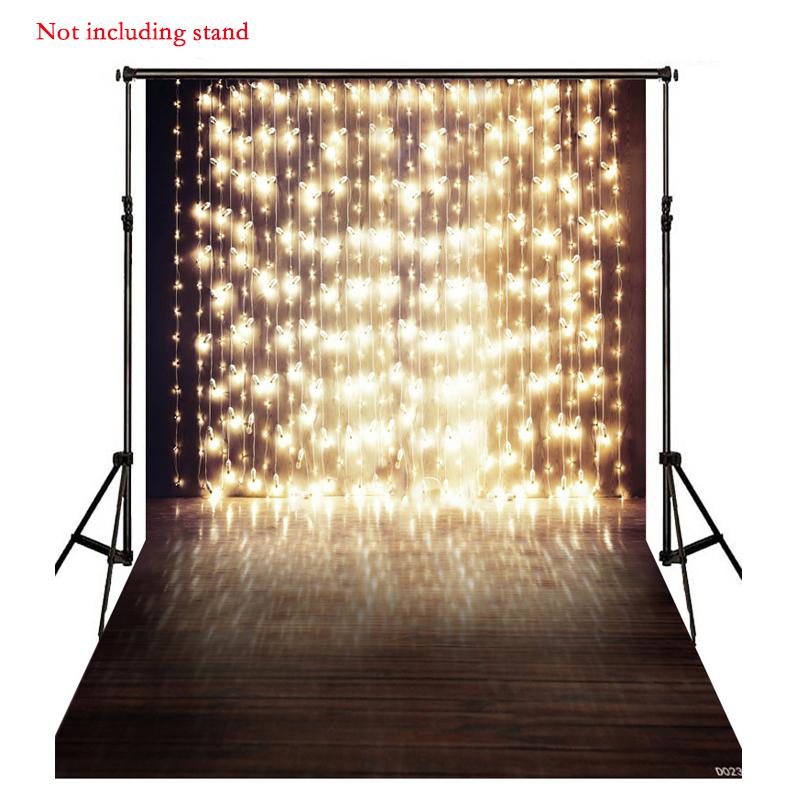 5x3ft/7x5ft/8x6ft Scenă de petrecere Iluminare tematică petrecere Negru auriu Fotografie fundal Banner Decorare