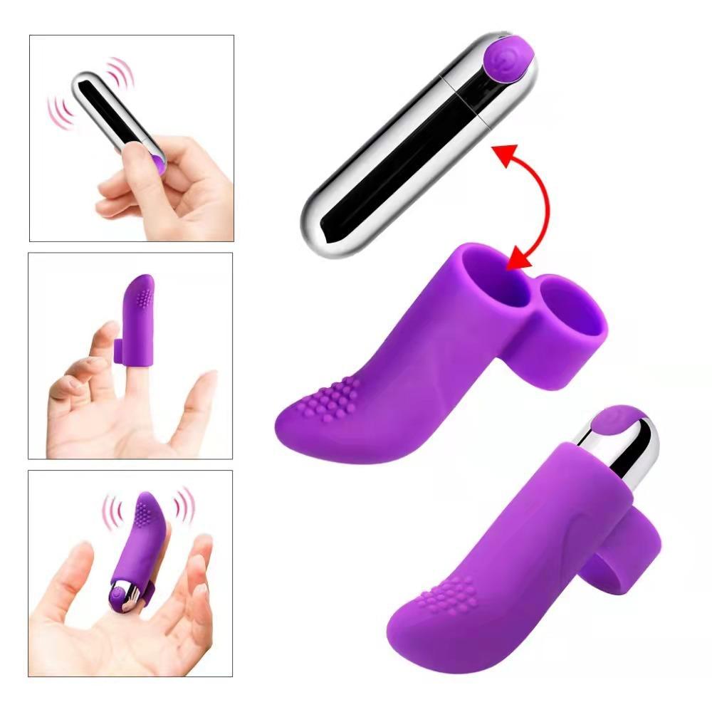 10 viteze de încărcare USB vibrator pentru degete Dildo Jucării sexuale pentru femei Stimularea clitorisului Masaj anal din silicon Jucării sexuale pentru adulți 18