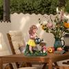 Courtyard Decoration Outdoor Garden American Country/ Gardening Decorations Cartoon Resin Figure Girl Ornaments