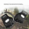 2Pcs Half Finger Driving Gloves Mesh Fabric Hand Joint Protection Hook and Loop Fastener Motorcycle Gloves
