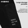 INBIKE Cycling Bib Pants Men's Winter Warm Fleece Mountain Bike Cycling Pants Gel Padded Mountain Bike Pants with Side Pockets