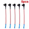 32V MINI SMALL MEDIUM Size Car Fuse Holder Add-a-circuit TAP Adapter Micro Mini Standard ATM Blade Fuse for Cars Vans 20/10/5pcs Fuses4
