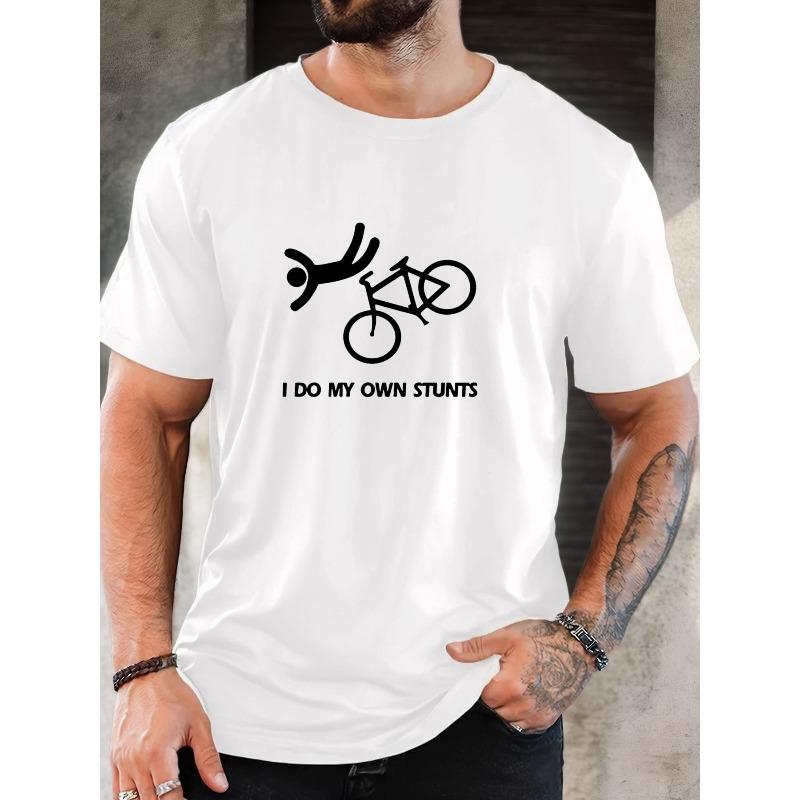 European Sizes Men's Speeding Car English Graphic Summer Casual Crew Neck Short Sleeve T-Shirt