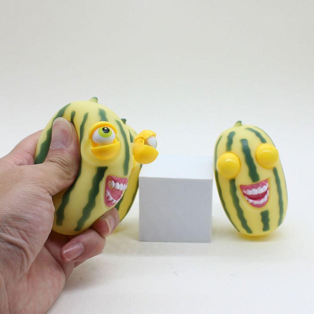 Explosive Eye Pop Up Press Toys Slow Rebound Watermelon Press Toy  Children Toys
