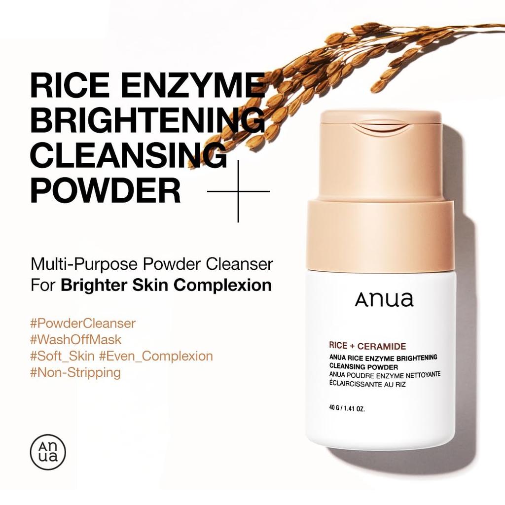 [NEW] Anua Rice Enzyme Brightening Cleansing Powder 40g