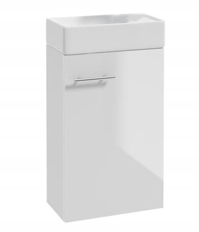 Bathroom Cabinet Set with Sink 60x40 and Bathroom Cabinet with Mirror 40x60 Napoli