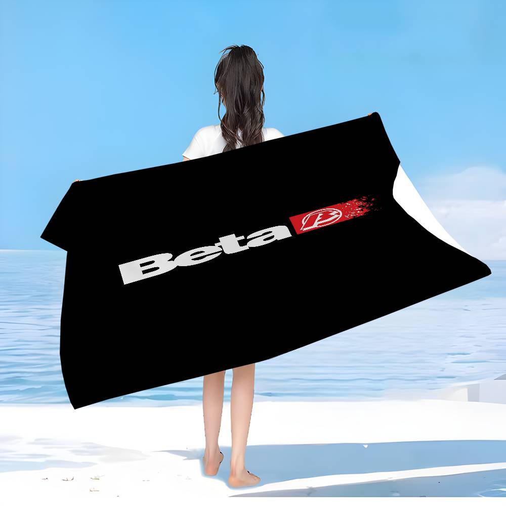 B-Beta Motorcycles Microfiber Beach Towel Absorbent Quick Dry Soft Yoga Swimming Resort Mountain Climbing Towel