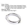 Penis Corrector Lett å rengjøre Sex Pleasure Metal Justerbar Delay Ejaculation Lock Ring for voksne menn