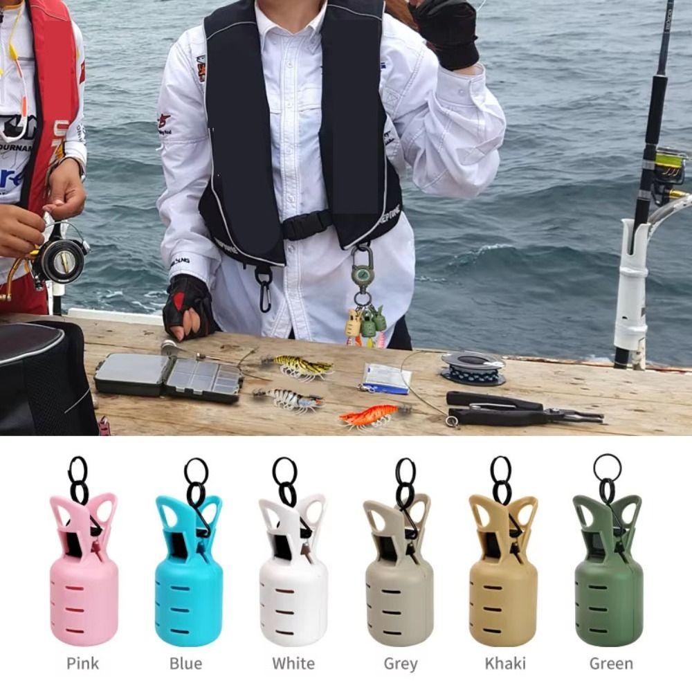 

4pcs/set Tank Shaped Egi Hook Cover Protector Buckle Bait Protector Kit Jig Style 4