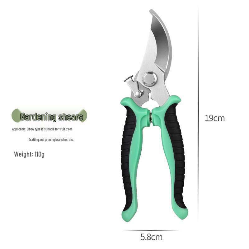 Multifunctional Stainless Steel Pruning Shears for Gardening, Grafting, and Flower Branches