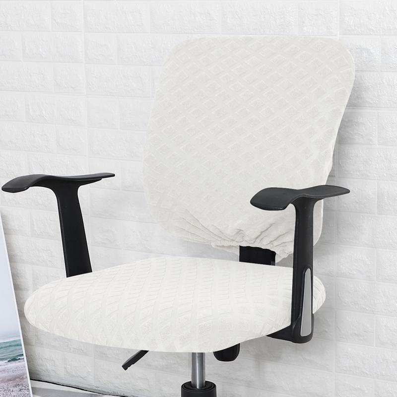 

Office swivel chair cover, split backrest cover cushion cover, elastic jacquard swivel chair cover 1pc