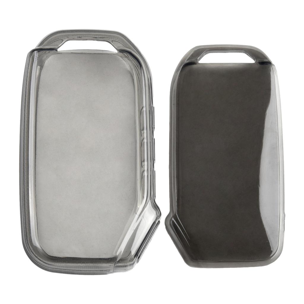 Für Kia Forte Soul Schwarz Transparent Schlüsselanhänger Hülle Abdeckung Für K3 K5 K8 Sorento Seltos Schlüsselschalenhalter Autozubehör