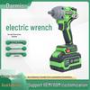 High Torque Brushless Electric Impact Wrench with Lithium Battery for Auto Repair.