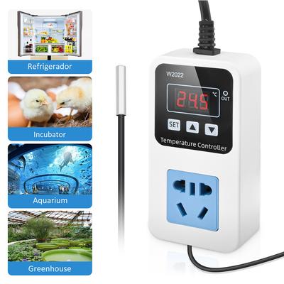 XK-W2001 W2022 Soquete Controlador Digital de Temperatura e Umidade Termostato Regulador Soquete Controlador Inteligente de Umidade AC110-220V
