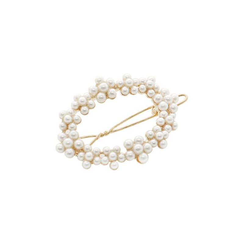 

jewelCOUNTY Pearl Cluster Ring Hairpin SMALL