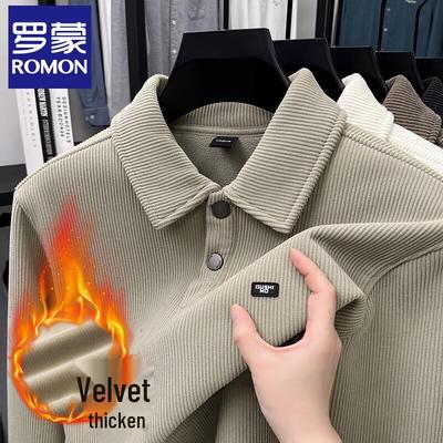 Romance Men's Winter Fleece Lined Pullover Sweatshirt