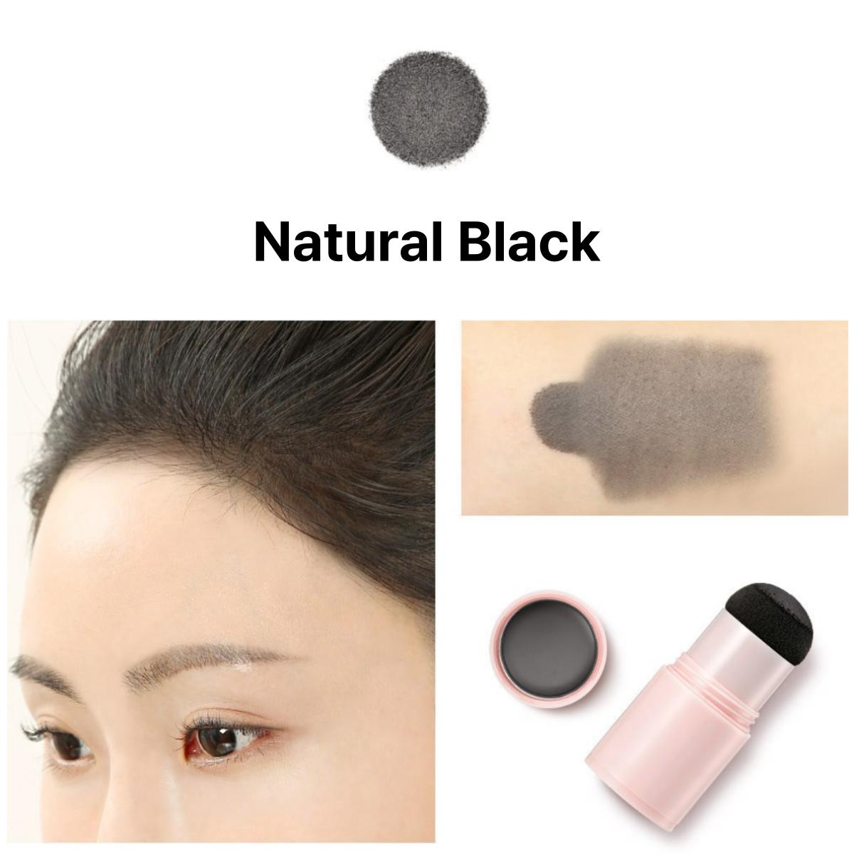 

SO NATURAL Кушон для маскировки линии роста волос 2,5 г Natural Black X 1PCS