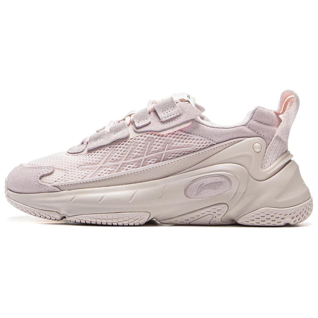 Li Ning Star Cloud 2K Comfortable Versatile Non-Slip Durable Low-Top Casual Shoes Women sneaker Pink AGCT078-53