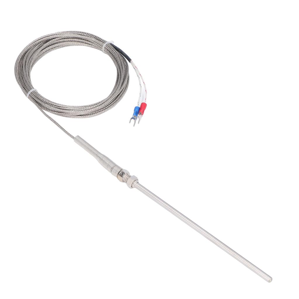 Thermocouple K Type 150mm Probe 0°C to 600℃ Quick Response 5 Meters Length Temperature Sensor Thermo