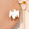 Brooch Alloy Striking Of Cartoon Demon Girl Design With Wings And Halo For Bags Trendy