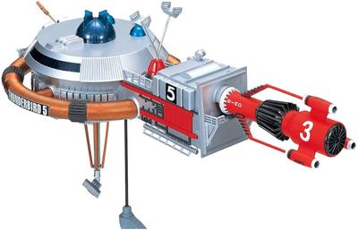Aoshima Bunka Kyozaisha Thunderbird Thunderbird 5 3 Elektrický Model Plastikový Model Č.5 Č.. & Ne. Bez měřítka