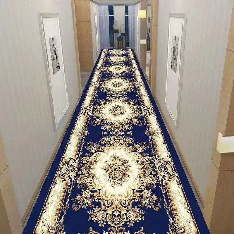

Простой однотонный длинный ковер-дорожка для коридора, современное абстрактное украшение, коврик для прохода, нескользящий, моющийся, для лестницы, прихожей, пола 60X100CM