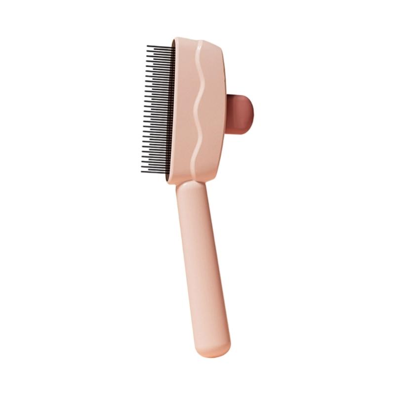Gentle Pet Hair Brush ABS Deshedding Comb Cats Massage Grooming Tool Reduces Shedding Regular Use