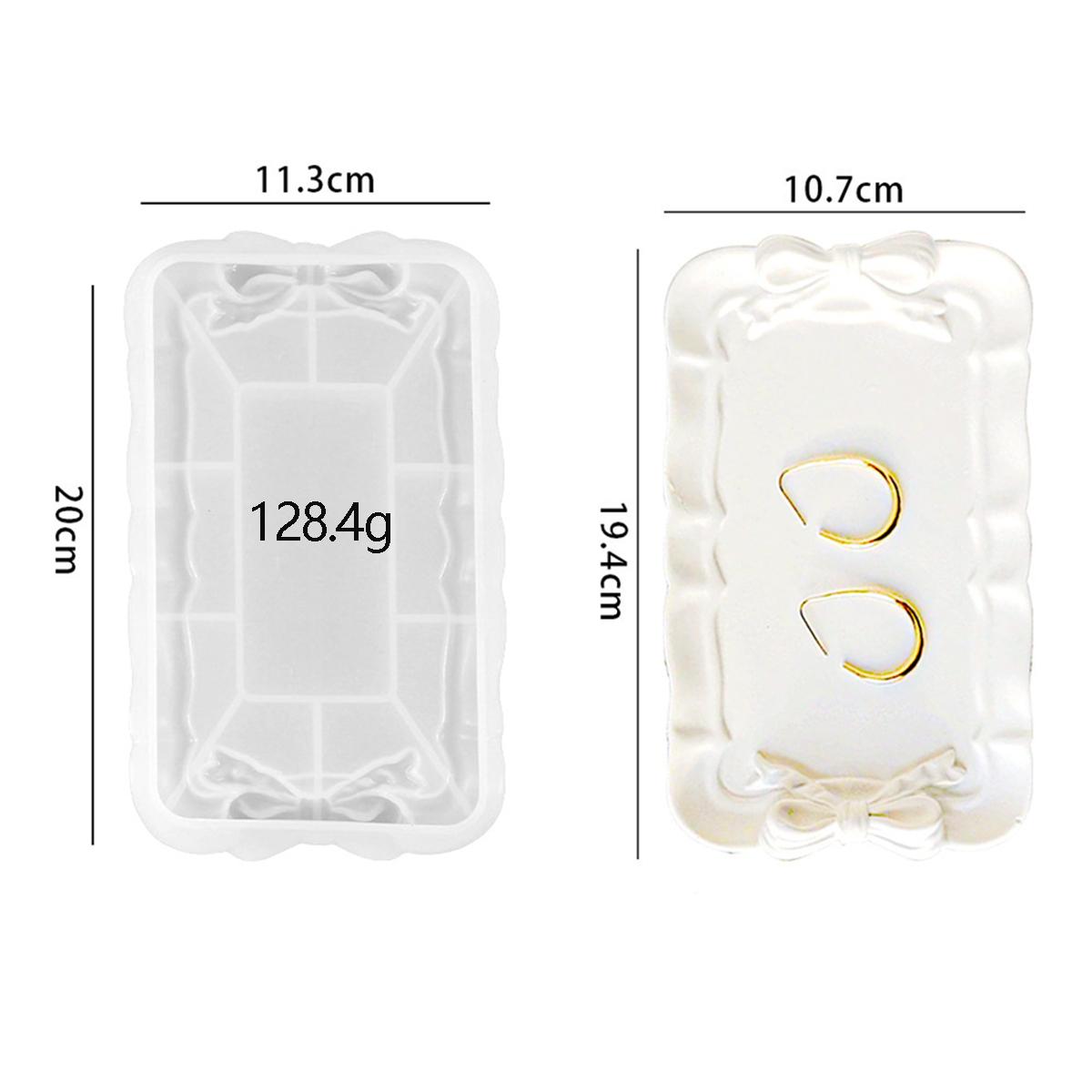 

Подставка для ювелирных изделий, силиконовая форма, сделай сам, бант, кружево, форма для тарелки, цементная гипсовая форма, пластина, эпоксидная смола, форма для литья поделок, домашний декор