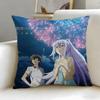 classic anime Plastic Memories Cushion Cover Soft  EasyWash Pillow Case  Versatile for Couch Bed Travel and Office