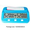 Timer Digitale per Scacchi Orologio Digitale Professionale per Scacchi Cronometro Leggero Cronometro Competizione Count Up Down Timer Orologio Multiuso