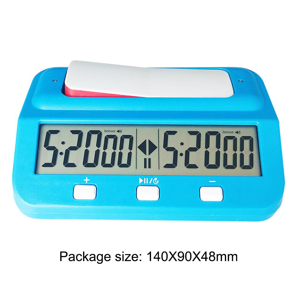 Timer Digitale per Scacchi Orologio Digitale Professionale per Scacchi Cronometro Leggero Cronometro Competizione Count Up Down Timer Orologio Multiuso