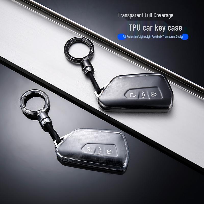 Volkswagen Autoschlüssel TPU Transparente Schutzhülle - Verschleißfest & Sturzsicher