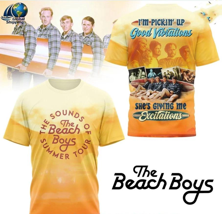 The Beach Boys Sounds of Summer Tour Good Vibration T Shirt Full Size S-5XL Unisex T-Shirt M