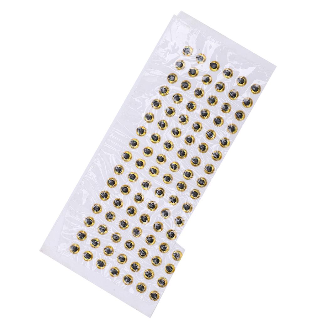 100Pcs Fish Eyes 4mm   3D Round Soft   Lightweight Delicate Fishing Lure Eyes
