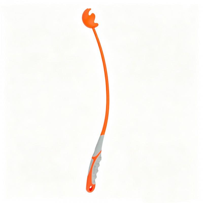 Dog Ball Launcher Toy Outdoor Play Interactive Fetch Training Tool Pets Plastic Throwing Device