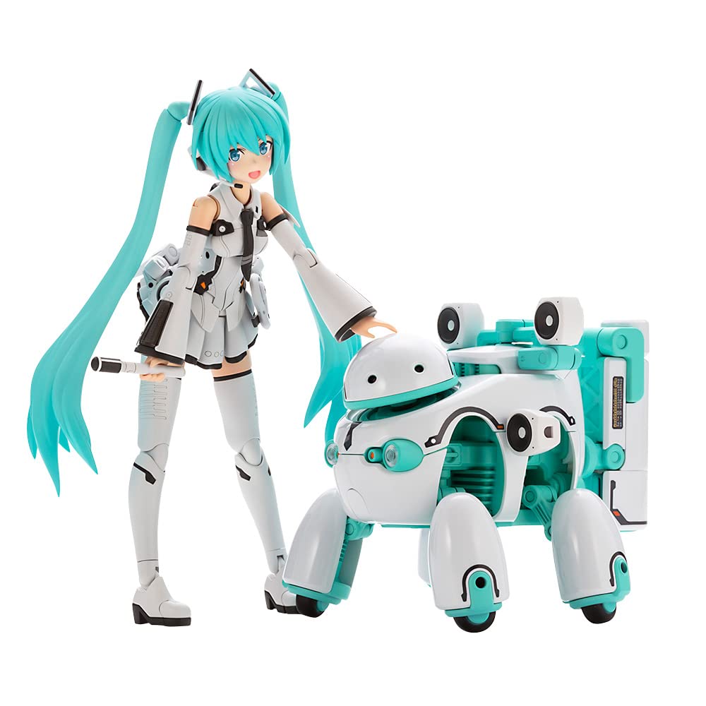 

Kotobukiya Frame Music Girl Hatsune Miku [Maruttoys Ver.] with TAMOTU [Miku Ver.] Height approx. 150mm Non-scale Plastic Model Molded in Color FG145