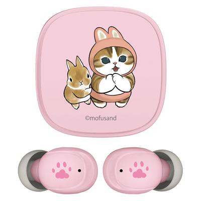 Tama Electronics Industry Mofusand Completely Wireless Phone 2 Waterproof Level IPX4 (Cherry Blossom Rabbit) SQ-BS75CB-MS3