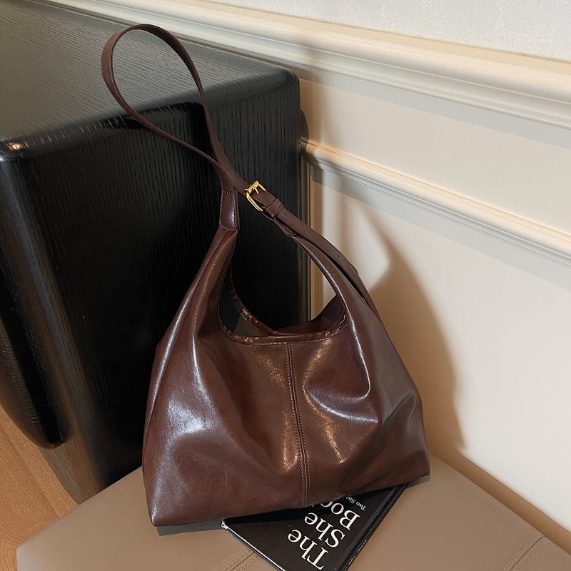 Summer new texture simple fashion large capacity bag casual women shoulder tote bag