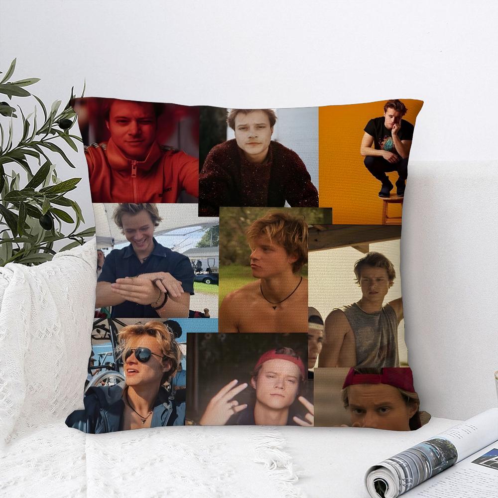 

JJ Maybank - Rudy Pankow Pillow Case Plush Fabric Soft Pillowcase Double Sided Print Sofa Cushion Cover Throw Pillow Cover 16x16Inch