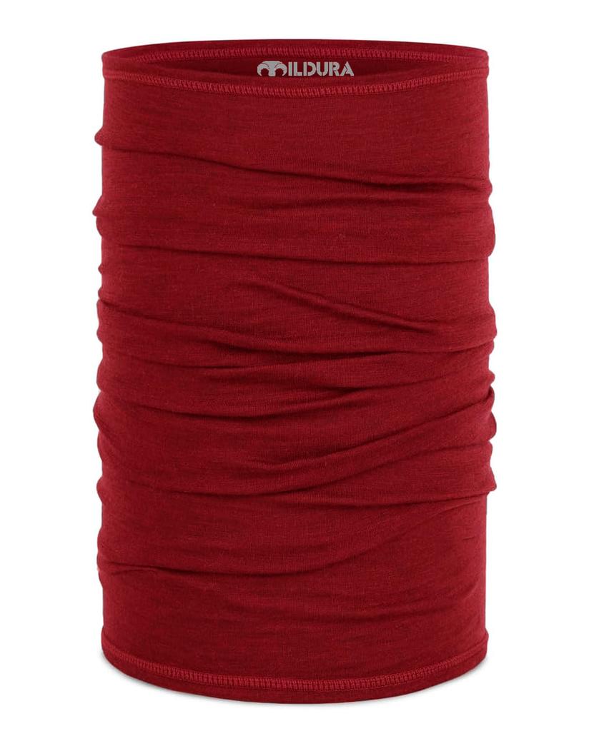 Adult 100% Merino Wool Neck Gaiter Light Quick Dry Breathable Face Mask for Ski Hiking Neck Tube Scarf Multifunctional Headwear