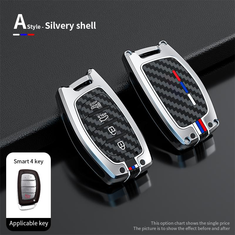 

Чехол для смарт-ключа из цинкового сплава для Hyundai Tucson Santa Fe Rena Sonata Elantra Creta Ix35 Ix45 I10 I30 I40 автомобильные аксессуары