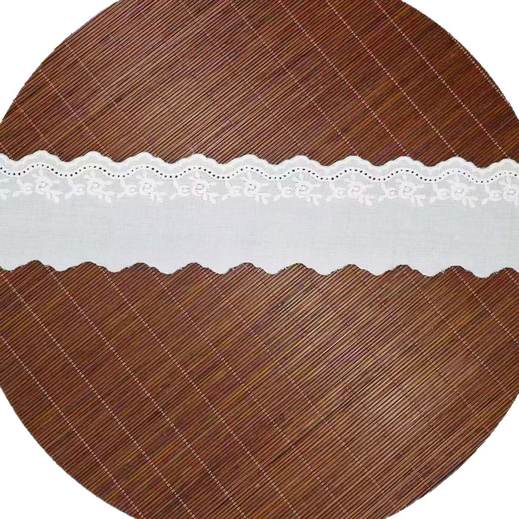 Baumwoll-Stickerei-Spitze Baumwoll-Stickerei-Spitze Fortgeschrittene DIY Handgemacht Kinderkleidung Babykleidung Bekleidungszubehör Weiß