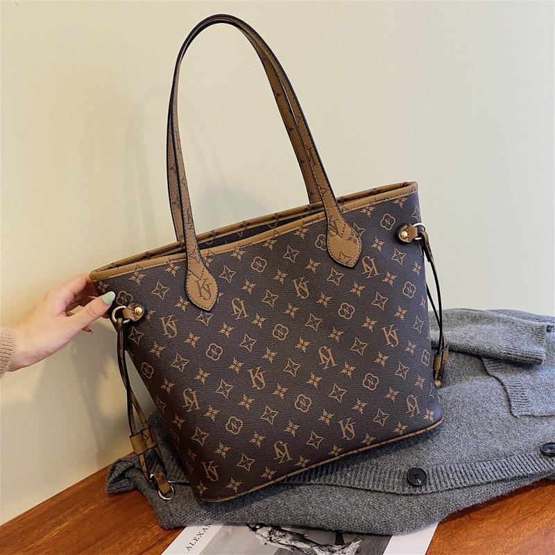 Сумки Женские новые сумки с принтом Модные вместительные наплечные сумки Универсальные сумки-тоут под мышкой