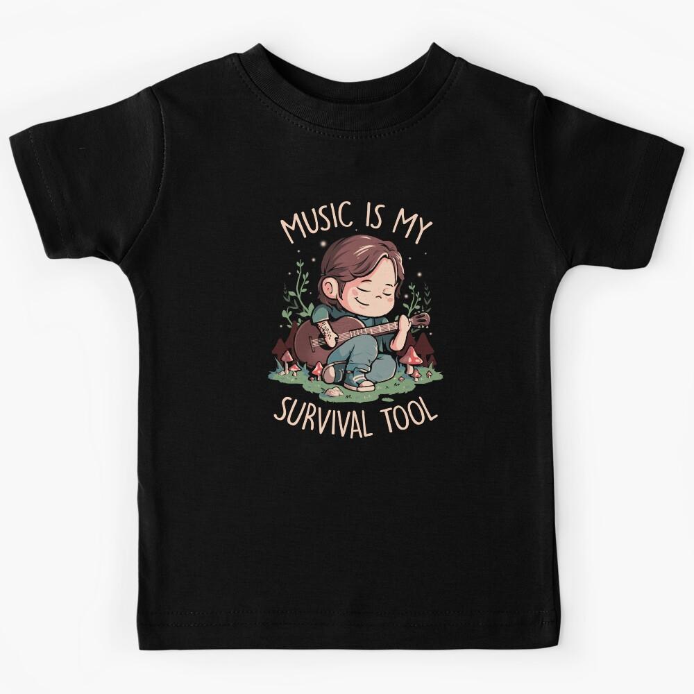 Music is My Survival Tool - Cute Game Geek Gift Kids T-Shirt 130