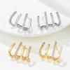 Simple, High-end, Fashionable, Versatile Claw Set Earrings, Simple and Cool Style Earrings