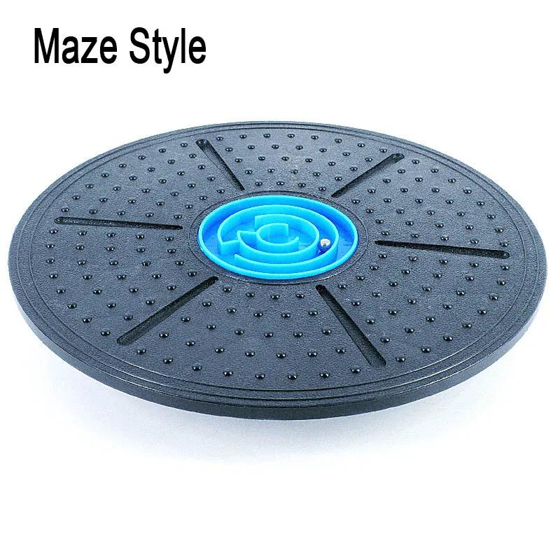 Latest Yoga Balance Board Disc Stability Round Plates Exercise Trainer for Fitness Sports Waist Wriggling Fitness Balance Board1PCS