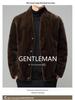 Golden Sable Velvet Men's Winter 2025 Loose Single-Breasted Wool Coat Jacket