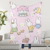 M-MiffyS-ES Cartoon Cute Blanket Soft Warm Furry Throw Super Kids Toys Bed Sofa Car Cradle