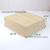 In-Stock Paulownia Wood Retro Flip-Top Rectangular Storage Box