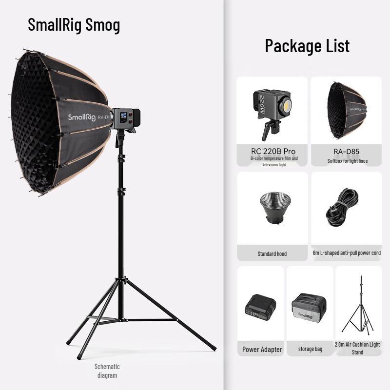 SmallRig RC220B Pro Bi-Color LED Video Light